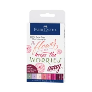 Thumbnail 2 of Faber-Castell Комплект Sweet Love - Маркер-четка Pitt Artist, 8 цвята и Gipta Sweet Love Тетрадка А4, бяла