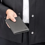 Thumbnail 3 of Hugo Boss Калъф за паспорт Saffiano, сив