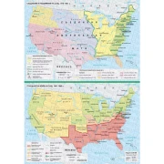 Thumbnail 1 of Карта Създаване и разширение на САЩ, гражданска война