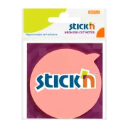 Thumbnail 2 of Stick'n Самозалепващи се листчета Балонче, неонови, розови, 50 листа