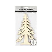 Thumbnail 2 of Creativ Company Елха за декорация, дървена, 20 cm, 2 части