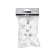Thumbnail 3 of Creativ Company Топки, полистиренови, бели, 12 броя