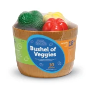 Thumbnail 2 of Learning Resources Комплект зеленчуци, в кошница, пластмасови
