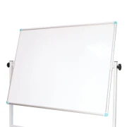 Thumbnail 3 of Office 1 Бяла дъска, 90 x 120 cm, магнитна, двулицева, на колела