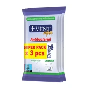 Thumbnail 1 of Мокри кърпи Лавандула Event, антибактериални, 3 x 15 броя