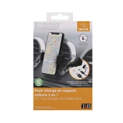 Thumbnail 5 of Комплект TNB Incar, 3 в 1, зарядно и стойка за кола, USB Type-C/Micro USB