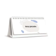 Thumbnail 1 of Календар, тип пирамида, DL, 12 страници, дизайн на клиента, за 2026 година