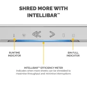 Thumbnail 9 of Шредер за унищожаване на документи Fellowes LX211, Micro-Cut, 23 L, бял, P-5, за 1-3 потребителя