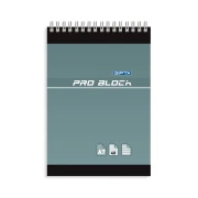 Thumbnail 7 of Gipta Тефтер Pro-Block, А7, бяла хартия, широки редове, картонена корица, със спирала, 40 листа