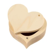 Thumbnail 4 of Creativ Company Кутия, дървена, сърце