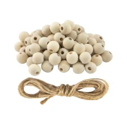 Thumbnail 2 of Craft ID Комплект мъниста за коледна украса - Звезди, дървени