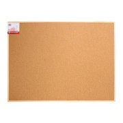 Thumbnail 1 of Office 1 Коркова дъска, с дървена рамка, 90 x 120 cm, в комплект с 5 пинчета