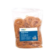 Thumbnail 1 of Office 1 Ластици, 100% каучук, широчина 1.5 mm, диаметър 100 mm, 500 g, кафяви