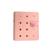 Thumbnail 2 of Sworld Тефтер ME, с 3 ринга, ластик, бели листове, 40 листа, розов