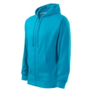 Thumbnail 3 of Malfini Мъжки суитшърт Zipper 410, размер L, светлосин