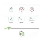 Thumbnail 2 of Изтривалка Olivo Astro, 100% полипропилен, 40 х 60 cm, червена