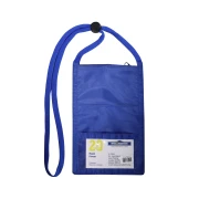 Thumbnail 3 of Мултифункционален аксесоар за носене на врат, 12.5 x 19 cm, син