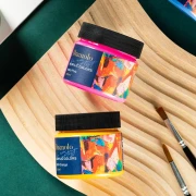 Thumbnail 4 of Deli Акрилна боя Finenolo, в бурканче, 100 ml, синя