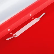 Thumbnail 3 of Office 1 Папка, PP, с перфорация, червена, 12 броя