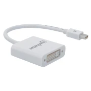 Thumbnail 2 of Адаптер Manhattan Mini DisplayPort, Male към DVI-I Female, Ethernet порт