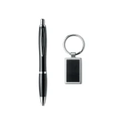 Thumbnail 2 of More Than Gifts Комплект химикалка и ключодържател Kelly, черен, в кутия