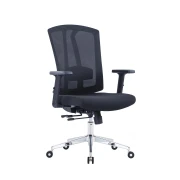 Thumbnail 6 of Ергономичен стол RFG Primo Lux Chrome W, дамаска и меш, Multi-function механизъм, до 130 kg, черен