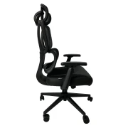 Thumbnail 6 of Геймърски стол RFG Strike, дамаска и меш, Multi-function механизъм, метална основа, до 130 kg, черен