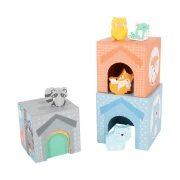 Thumbnail 5 of Small Foot Кубчета, за надграждане, дървени, в пастелни цветове