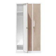 Thumbnail 2 of Гардероб RFG, троен, метален, с 6 врати, 900 х 450 х 1850 mm, кехлибарен дъб и бяло