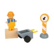 Thumbnail 10 of Small Foot Кран за строителна площадка, с аксесоари, дървени