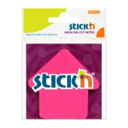 Thumbnail 3 of Stick'n Самозалепващи се листчета Стрелка, неонови, розови, 50 листа
