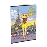 Thumbnail 17 of Тетрадка, A4, широки редове, офсетова хартия, мека корица, 40 листа, дизайни за момиче