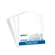 Thumbnail 1 of Office 1 Джоб за документи, A4, 40 µm, кристал, 10 броя