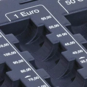 Thumbnail 4 of Durable Монетник Uroboard, в евро, L, пластмасов, черен