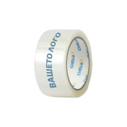 Thumbnail 1 of Тиксо, акрилно, 48 mm x 66 m, безшумно, безцветно, с един цвят печат