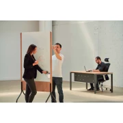 Thumbnail 9 of Rocada Бяла дъска Natural, магнитна, двустранна, на колела, 109 x 100 cm