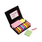 Thumbnail 2 of TOPS Самозалепващи се листчета и индекси ?Напомни ми?, цветни, в черна кожена кутия