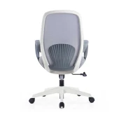 Thumbnail 4 of Офис стол RFG Egg W, дамаска и меш, полиамидна основа, до 130 kg, сив