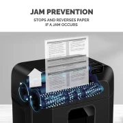 Thumbnail 5 of Шредер за унищожаване на документи Fellowes Automax 90M, Soho, Mini-Cut, P-4, 17 L, черен