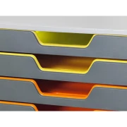 Thumbnail 2 of Durable Бокс за документи Varicolor, с 10 чекмеджета, сив