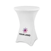 Thumbnail 2 of Покривка за коктейлна маса, от еластан, бяла