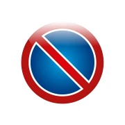 Thumbnail 1 of Office 1 Самозалепващ етикет, пиктограма „Забранено паркиране“