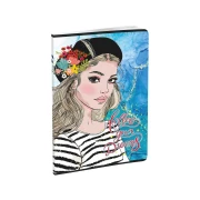 Thumbnail 13 of Тетрадка, A5, бели листове, офсетова хартия, 40 листа, дизайни за момиче