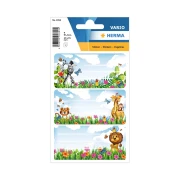 Thumbnail 2 of Herma Самозалепващи се етикети Джунгла, ученически, 9 броя