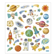 Thumbnail 2 of Creativ Company Стикери Космос, 15 х 16.5 cm, 1 лист