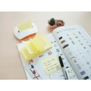 Thumbnail 3 of Stick'n Самозалепващи се листчета Zig-Zag, 76 x 76 mm, пастелни, жълти, 100 листа