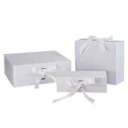 Thumbnail 9 of Office 1 Кутия Gift Box, с магнитно затваряне, сгъваема, 26 х 23 х 9.5 cm, бяла