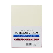 Thumbnail 2 of Office 1 Картон, визитен, А4, 250 g/m2, кремав, 10 листа