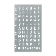 Thumbnail 5 of Filofax Шаблон за писма, с букви