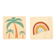 Thumbnail 6 of Small Foot Мемори игра Сафари, дървена, 28 части